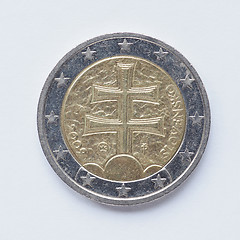 Image showing Slovak 2 Euro coin