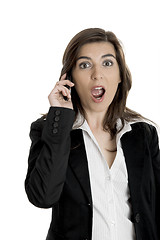 Image showing Surprised Business woman
