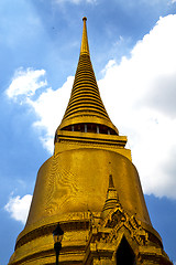 Image showing  thailand  in  bangkok  rain   temple abstract cross colors stre