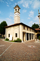 Image showing column old   in italy europe     and sunlight