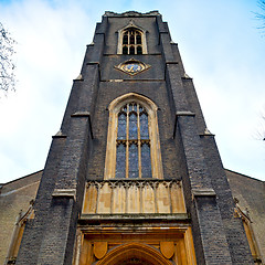 Image showing old architecture in england london europe wall and history