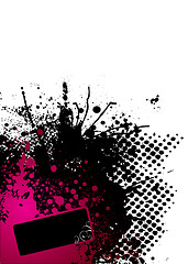 Image showing ink splat red