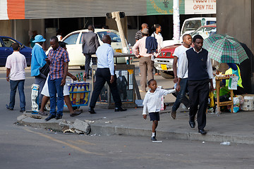 Image showing Street in Bulawayo Zimbabwe