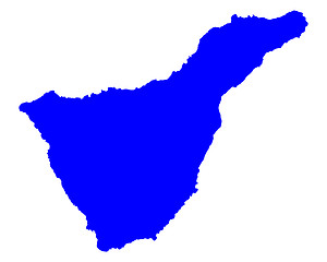 Image showing Map of Tenerife