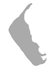 Image showing Map of Amrum