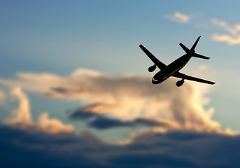 Image showing Plane in Sky