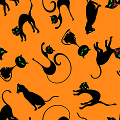 Image showing Cats in Different Poses Set