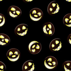 Image showing Halloween Seamless Pattern