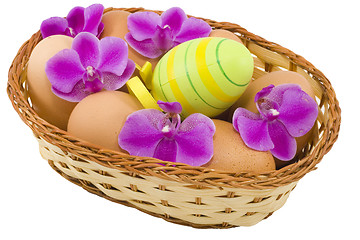 Image showing Colourful Easter Eggs