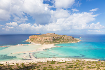 Image showing Balos beach at Crete island in Greece