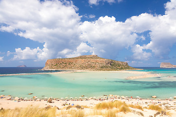 Image showing Balos beach at Crete island in Greece