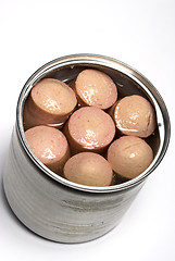 Image showing vienna sausage in tin can