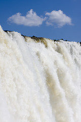 Image showing Waterfall and blue sky