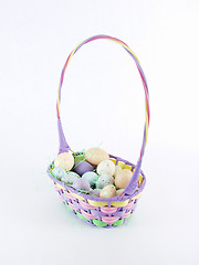 Image showing Easter Basket with Large Handle