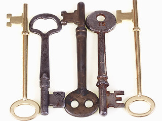 Image showing Old Keys