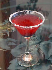 Image showing Red chinese cocktail