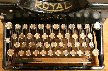 Image showing old typewriter