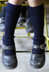 Image showing Shoes Of Child In Peru