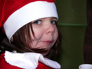 Image showing Cristmas girl