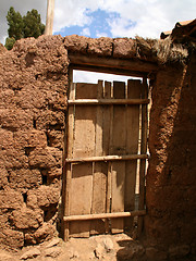 Image showing door of a farm in south america