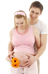 Image showing couple waiting for baby