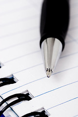 Image showing pen on notebook