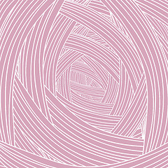 Image showing Abstract Pink Wave Background