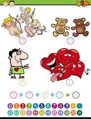 Image showing math task for preschoolers
