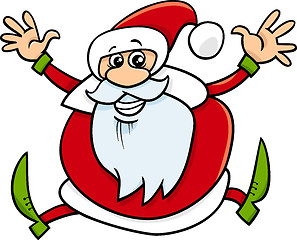 Image showing santa claus cartoon illustration