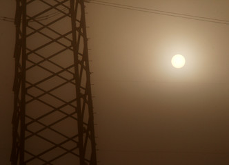 Image showing Stream Mast With Fog