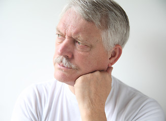 Image showing man looking annoyed