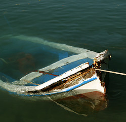 Image showing Sunken Boat