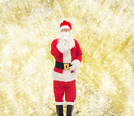 Image showing man in costume of santa claus