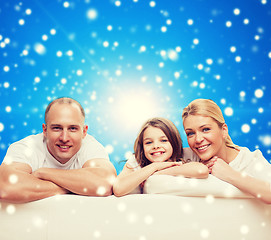 Image showing happy family at home