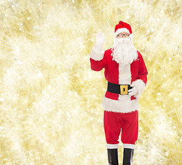 Image showing man in costume of santa claus