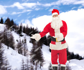 Image showing man in costume of santa claus