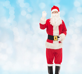 Image showing man in costume of santa claus