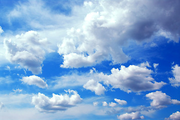 Image showing Cloudy sky background