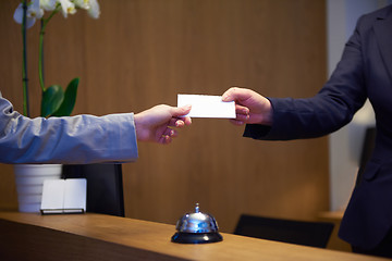 Image showing Couple on a business trip