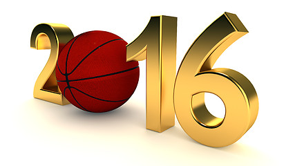 Image showing Basketball 2016 year