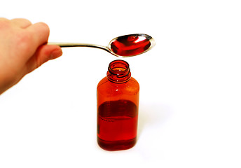 Image showing Cough syrup spoon