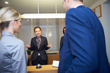 Image showing Couple on a business trip