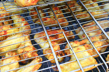 Image showing barbecue from chicken 's meat