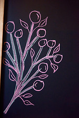 Image showing chalkboard drawings