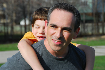 Image showing Father son portrait