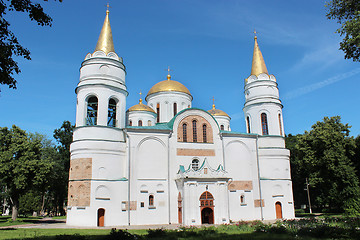 Image showing Spaso-Preobrazhenska church in Chernihiv town