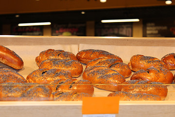 Image showing rolls sprinkled with poppy-seeds