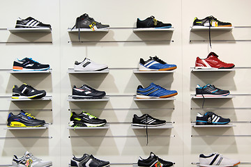 Image showing sneakers in the shop