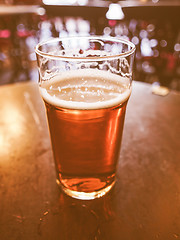 Image showing Retro looking Ale beer