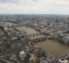 Image showing Aerial view of London